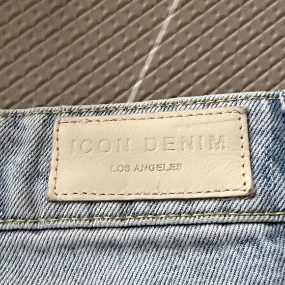 Icon Denim LA Poppy Wide Leg Distressed Jeans - Picture 8 of 8